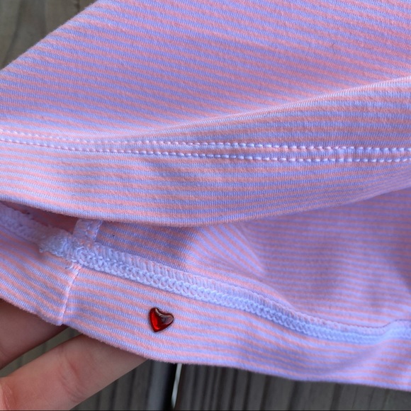 Lorna Jane Lanie Excel Tank Pink Stripe Racerback - Picture 6 of 6